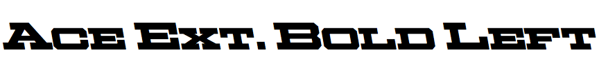 Ace Extended Bold Left