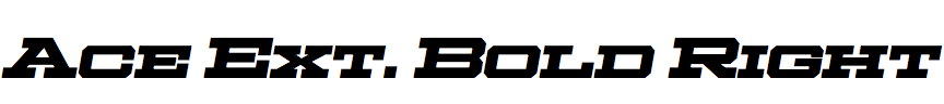 Ace Extended Bold Right