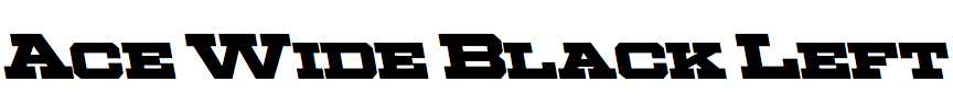 Ace Wide Black Left
