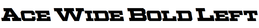 Ace Wide Bold Left