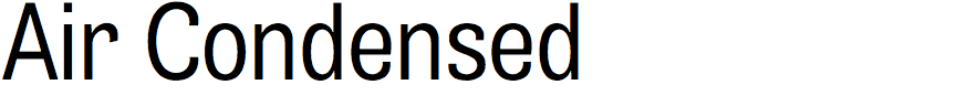 Air Condensed