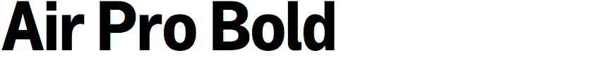 Air Pro Bold