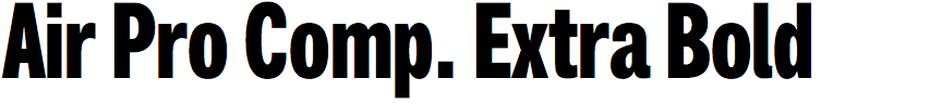 Air Pro Compressed Extra Bold