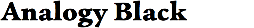 Analogy Black