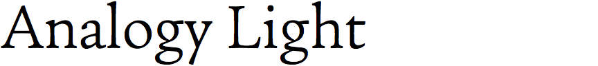 Analogy Light