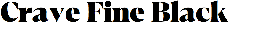 Crave Fine Black