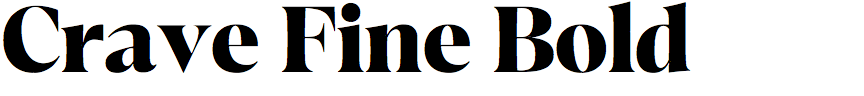 Crave Fine Bold