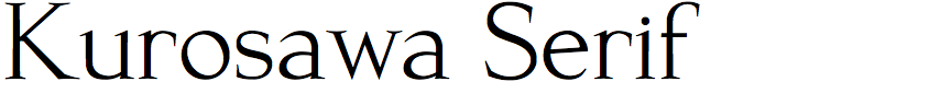 Kurosawa Serif