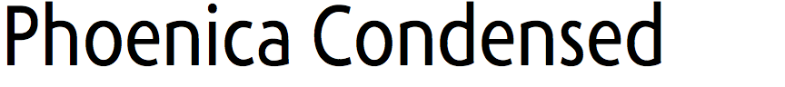 Phoenica Condensed