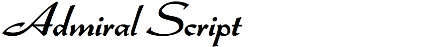 Admiral Script