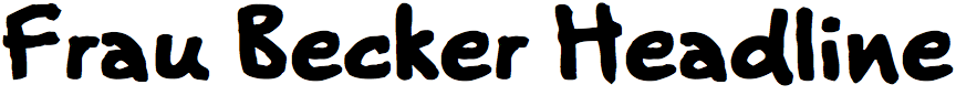 Frau Becker Headline