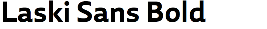 Laski Sans Bold