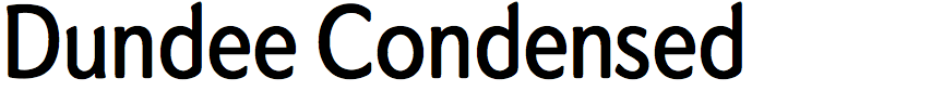 Dundee Condensed