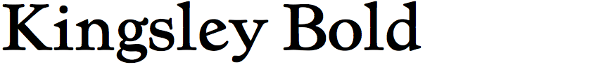 Kingsley Bold