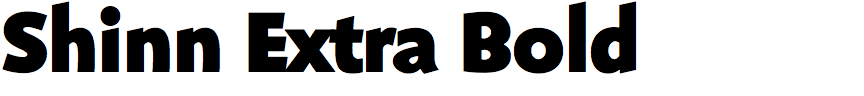 Shinn Extra Bold