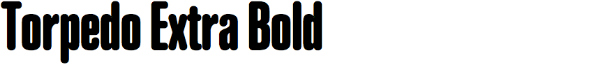 Torpedo Extra Bold
