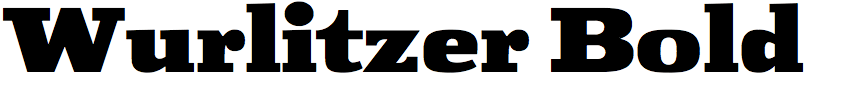 Wurlitzer Bold