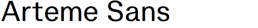 Arteme Sans