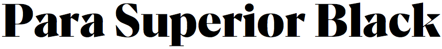 Para Superior Black