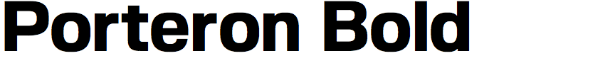 Porteron Bold