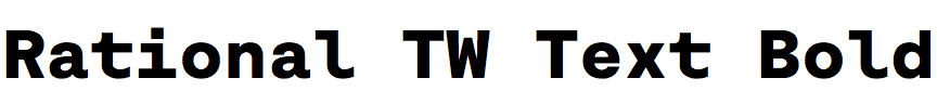 Rational TW Text Bold