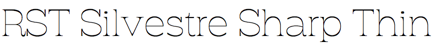 RST Silvestre Sharp Thin