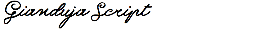 Gianduja Script