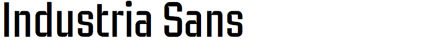 Industria Sans