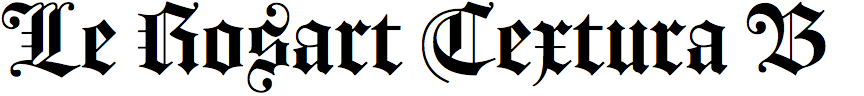 Le Rosart Textura B