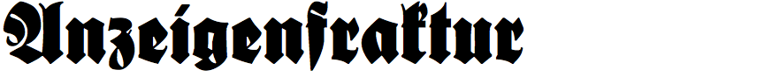 Anzeigenfraktur