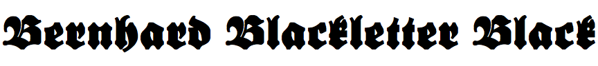 Bernhard Blackletter Black