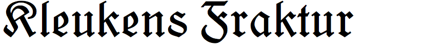 Kleukens Fraktur