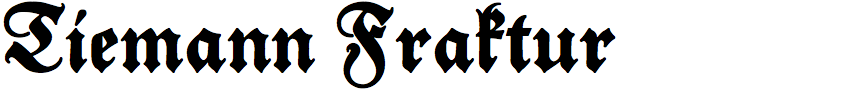 Tiemann Fraktur