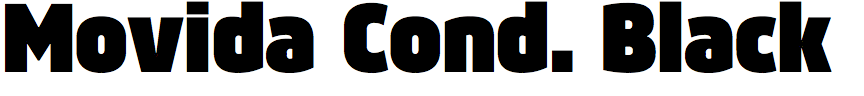 Movida Condensed Black
