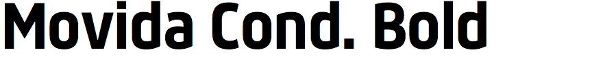 Movida Condensed Bold