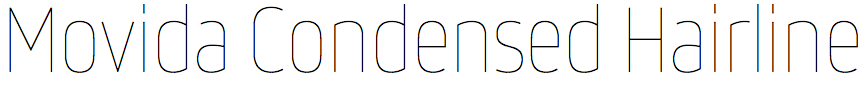 Movida Condensed Hairline