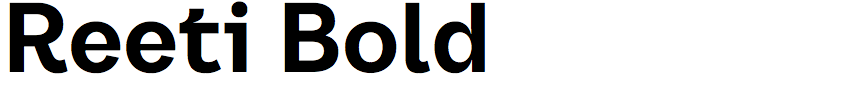 Reeti Bold