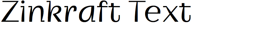 Zinkraft Text