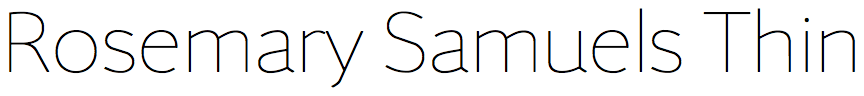 Rosemary Samuels Thin