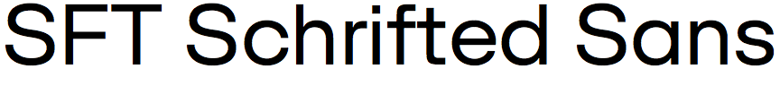 SFT Schrifted Sans