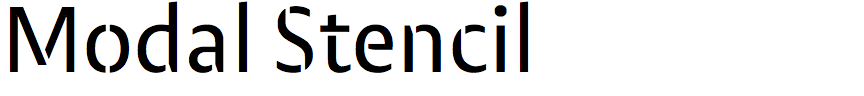 Modal Stencil