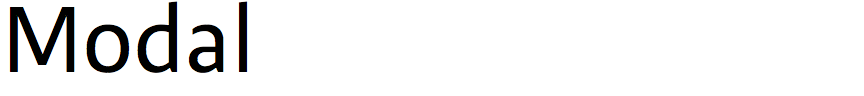 Modal