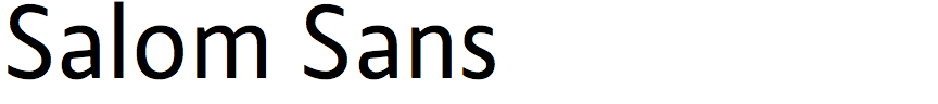 Salom Sans