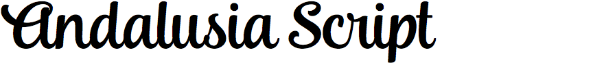 Andalusia Script