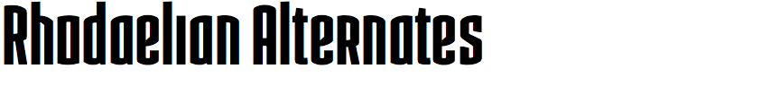 Rhodaelian Alternates
