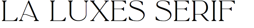 La Luxes Serif