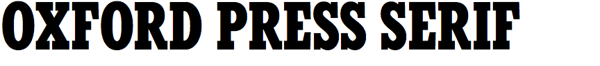 Oxford Press Serif