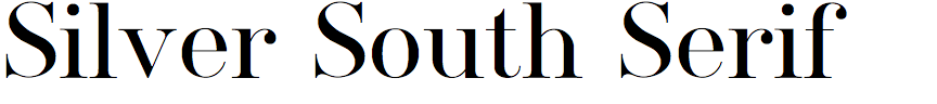 Silver South Serif