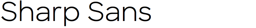 Sharp Sans