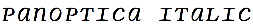 Panoptica Italic